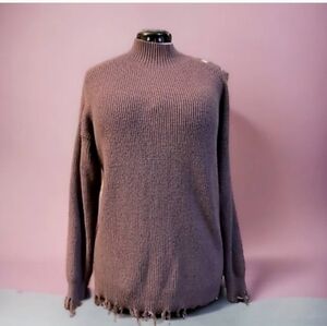 Maurices Plum Turtleneck Sweater
